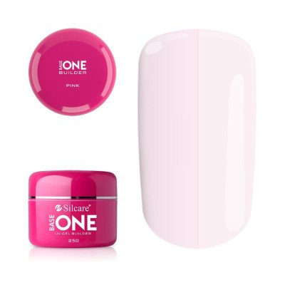 Silcare - Base One - Builder - Pink - 250 gram - 250g -glamandbeauty.se