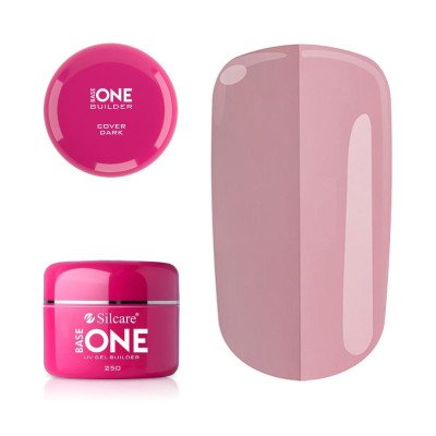 Base One - Builder - Cover Dark - 250 gram - Silcare - 250g -glamandbeauty.se