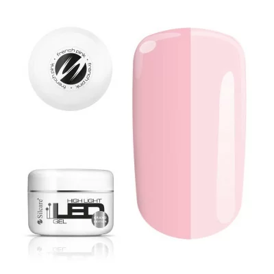 High Light LED Gel - Builder French Pink - 100 g - Silcare - Builder -glamandbeauty.se