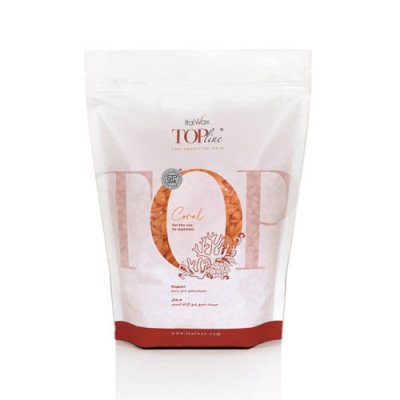 750g Top line - Coral - Vax i flingor (Filmvax) - Italwax - Varmvax - Flingor -glamandbeauty.se