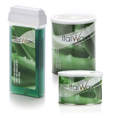 400g Aloe Vera - Varmt Vax Burk - Italwax - Varmvax - Burk -glamandbeauty.se