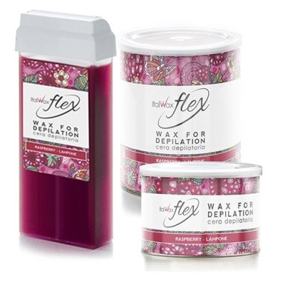 800g Flex - Raspberry - Varmt Vax Burk - Italwax - Varmvax - Burk -glamandbeauty.se