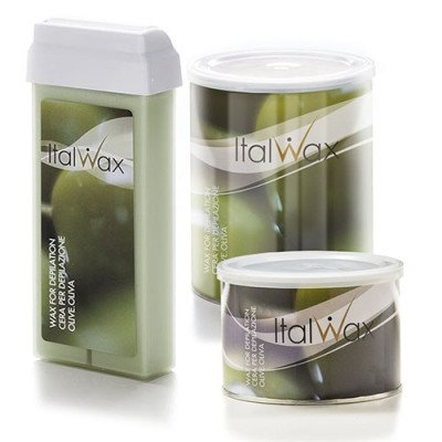 100g Olive - Roll on vax - Italwax - Varmvax - Roll on -glamandbeauty.se