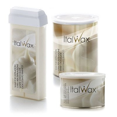 100g White choclate - Roll on vax - Italwax - Varmvax - Roll on -glamandbeauty.se