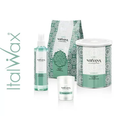 Italwax - Före vaxning - Sandal Wood - Nirvana - 250ml - Talk / Oljor / Lotion - Före / Efter -glamandbeauty.se