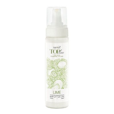 200ml Före vaxning skum lotion - Lime - TOP Line - Italwax - Talk / Oljor / Lotion - Före / Efter -glamandbeauty.se