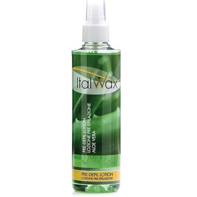 100ml Före vaxning lotion - Aloe vera - Italwax  - Talk / Oljor / Lotion - Före / Efter -glamandbeauty.se