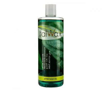 Italwax - Efter vaxning olja - Menthol - 500ml - Talk / Oljor / Lotion - Före / Efter -glamandbeauty.se