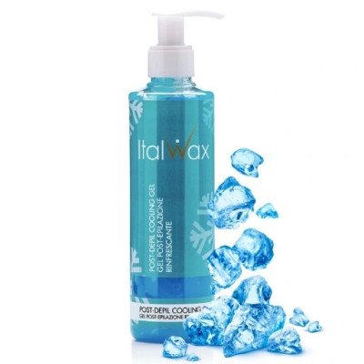 100ml Efter vaxning - Cooling gel - Menthol - Italwax  - Talk / Oljor / Lotion - Före / Efter -glamandbeauty.se
