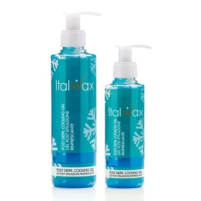 Italwax - Efter vaxning - Cooling gel - 250 ml - Menthol - Talk / Oljor / Lotion - Före / Efter -glamandbeauty.se