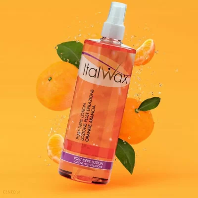 Italwax - Lotion efter vaxning - Orange - 100ml - Talk / Oljor / Lotion - Före / Efter -glamandbeauty.se