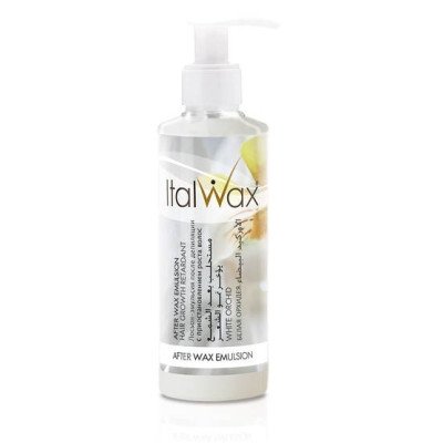 250ml Emulsion Hair Growth Retardant - White Orchid - Italwax - Talk / Oljor / Lotion - Före / Efter -glamandbeauty.se