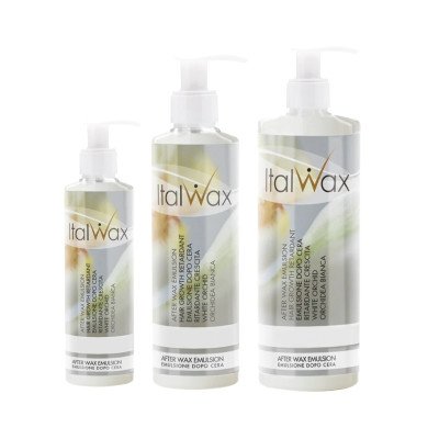 500ml Emulsion Hair Growth Retardant - White Orchid - Italwax - Talk / Oljor / Lotion - Före / Efter -glamandbeauty.se