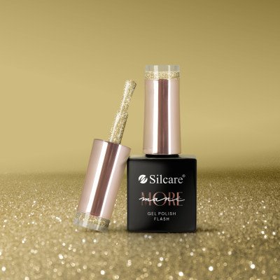 Gellack - ManiMore - Flash - Light Gold - Silcare - ManiMORE - Alla -glamandbeauty.se Gellack - ManiMore - Flash - Light Gold - Silcare - ManiMORE - Alla -glamandbeauty.se