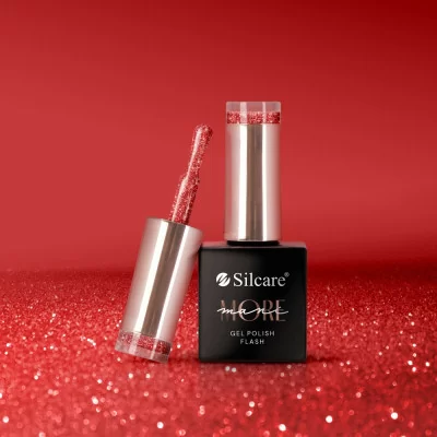 Gellack - ManiMore - Flash - Red - Silcare - ManiMORE - Alla -glamandbeauty.se