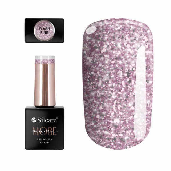 Gellack - ManiMore - Flash - Pink - Silcare
