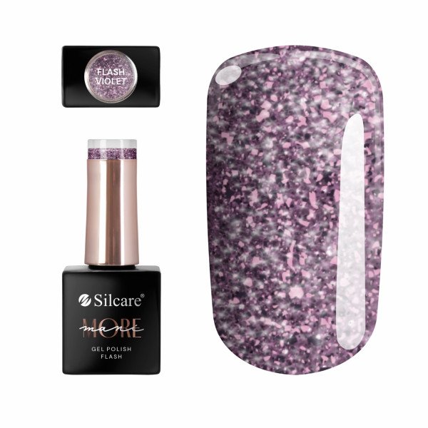 Gellack - ManiMore - Flash - Violet - Silcare