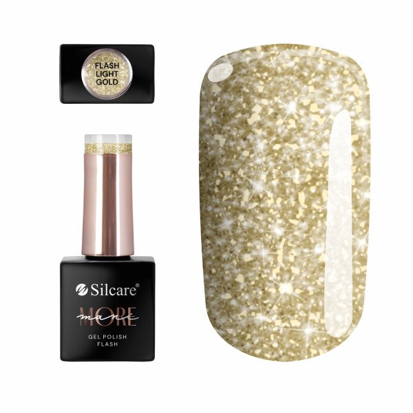 Gellack - ManiMore - Flash - Light Gold - Silcare