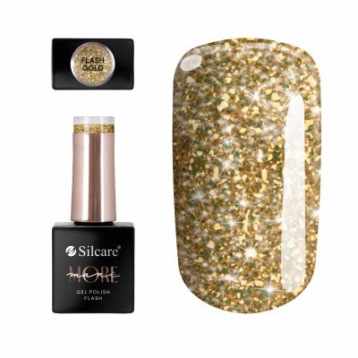 Gellack - ManiMore - Flash - Gold - Silcare - ManiMORE - Alla -glamandbeauty.se Gellack - ManiMore - Flash - Gold - Silcare - ManiMORE - Alla -glamandbeauty.se
