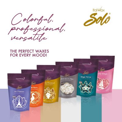 100g filmvax - Solo - Avril & Parsien - Italwax - Varmvax - Flingor -glamandbeauty.se