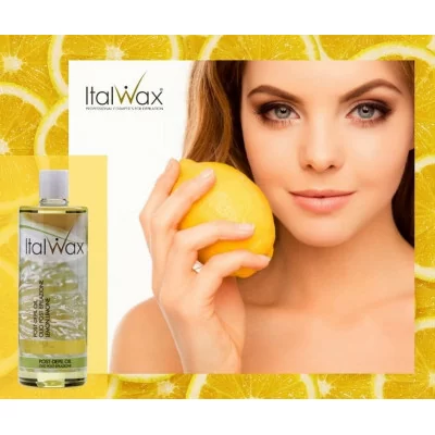 Italwax - Lotion efter vaxning - Lemon - 100ml - Talk / Oljor / Lotion - Före / Efter -glamandbeauty.se