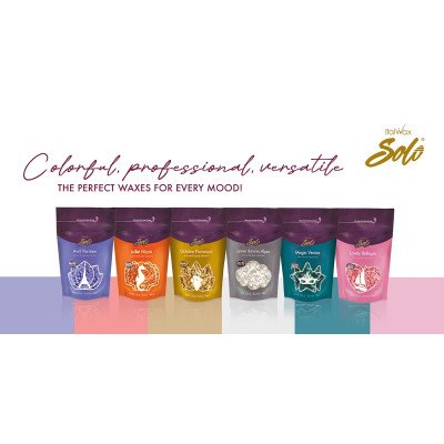 100g filmvax - Solo - Juillet Nicois - Italwax - Varmvax - Flingor -glamandbeauty.se