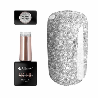 Gellack - ManiMore - Flash - Silver - Silcare - ManiMORE - Alla -glamandbeauty.se Gellack - ManiMore - Flash - Silver - Silcare - ManiMORE - Alla -glamandbeauty.se