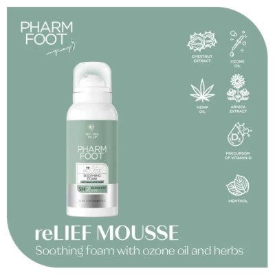 Pharm Foot - Herbal - Relief Mousse - 105 ml - Krämer -glamandbeauty.se
