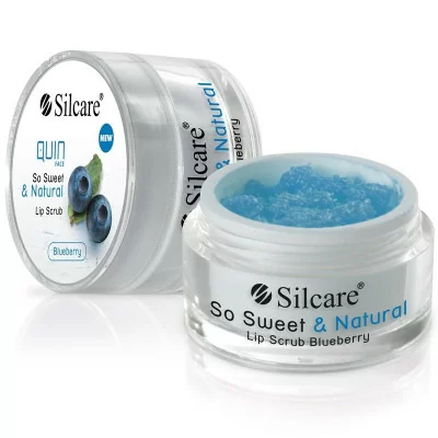 Läpp skrubb - Silcare - QUIN - So Sweet & Natural Blueberry 15g - Ansikte -glamandbeauty.se