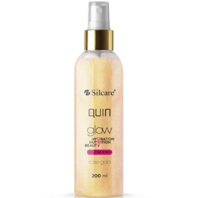 Quin - Torr kroppsolja - Glow Dry Oil - Rose gold - 200 ml - Bodylotion / Krämer -glamandbeauty.se Quin - Torr kroppsolja - Glow Dry Oil - Rose gold - 200 ml - Bodylotion / Krämer -glamandbeauty.se