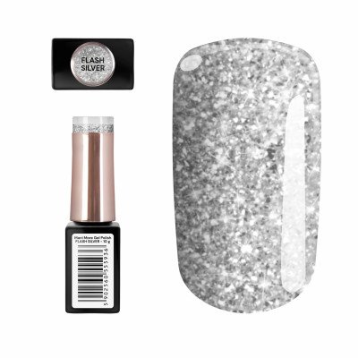 Gellack - ManiMore - Flash - Silver - Silcare - ManiMORE - Alla -glamandbeauty.se Gellack - ManiMore - Flash - Silver - Silcare - ManiMORE - Alla -glamandbeauty.se