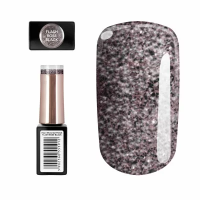 Gellack - ManiMore - Flash - Rose Black - Silcare - ManiMORE - Alla -glamandbeauty.se