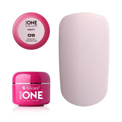 Base One - UV Gel - Matt - Pastel Wedding - 09 - 5g - UV-gel Matt -glamandbeauty.se Base One - UV Gel - Matt - Pastel Wedding - 09 - 5g - UV-gel Matt -glamandbeauty.se