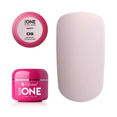 Base One - UV Gel - Matt - Pastel Wedding - 09 - 5g - UV-gel Matt -glamandbeauty.se