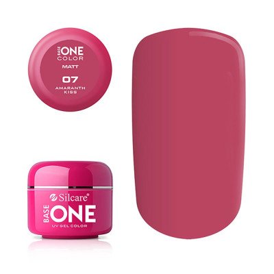 Base One - UV Gel - Matt - Amaranth Kiss - 07 - 5g - UV-gel Matt -glamandbeauty.se