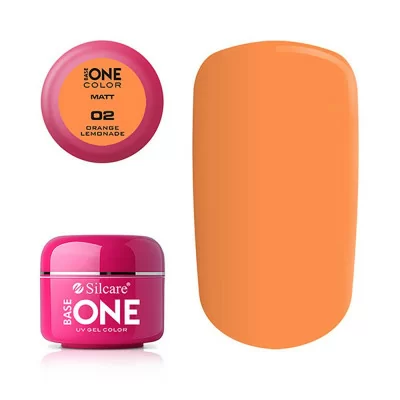 Base One - UV Gel - Matt - Orange Lemonade - 02 - 5 gram - UV-gel Matt -glamandbeauty.se