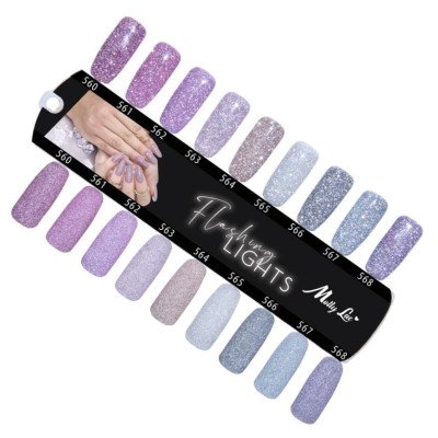 Mollylac - Gellack - Flashling lights - 565 5ml - Flash / Glitter -glamandbeauty.se Mollylac - Gellack - Flashling lights - 565 5ml - Flash / Glitter -glamandbeauty.se