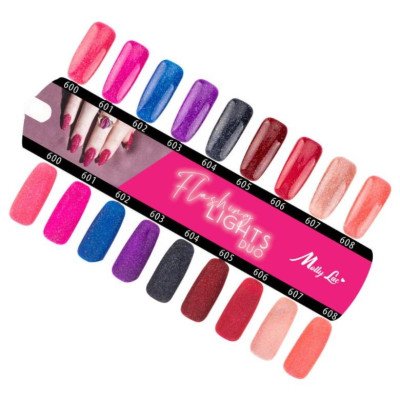 Mollylac - Gellack - Flashling lights - 560 5ml - Flash / Glitter -glamandbeauty.se