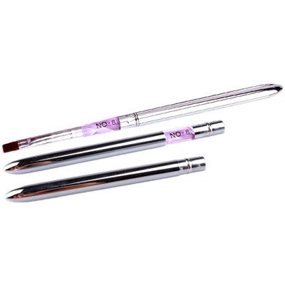 Penslar för naglar med naturborst - Gelé - 2, 4, 6, 8 mm - Set -glamandbeauty.se
