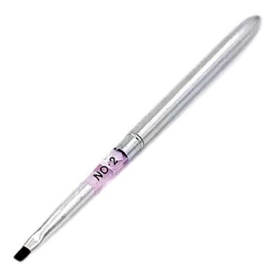 Penslar för naglar med naturborst - Gelé - 2, 4, 6, 8 mm - Set -glamandbeauty.se