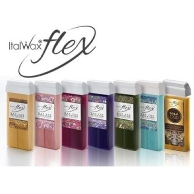 24x100g Raspberry - Roll on vax - Flex - Italwax - Varmvax - Roll on -glamandbeauty.se