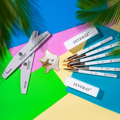 Pensel - Nail Art gelé pensel - Inveray - Mallar / Penslar / Verktyg -glamandbeauty.se Pensel - Nail Art gelé pensel - Inveray - Mallar / Penslar / Verktyg -glamandbeauty.se