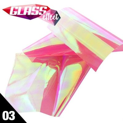 Nagel folie - 3D Glass - 03 - Nagelfolie -glamandbeauty.se