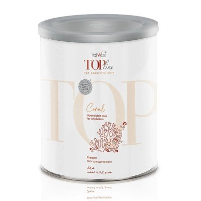 800g Top Line - Coral - Varmt Vax Burk - Italwax - Varmvax - Burk -glamandbeauty.se