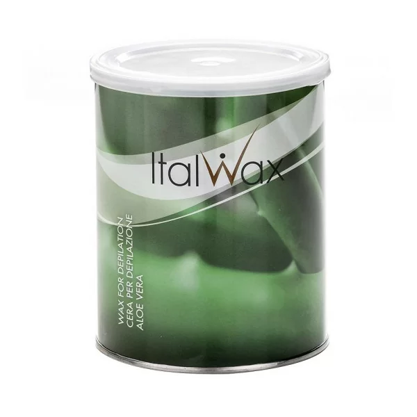 6x800g Aloe Vera - Varmt Vax Burk - Italwax