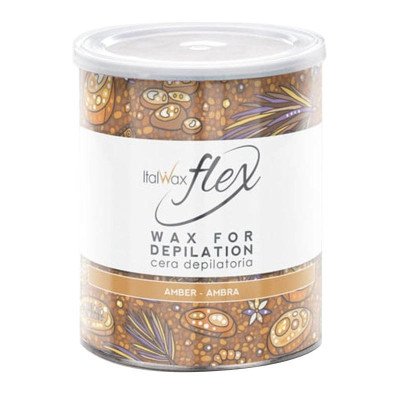 6x800g Flex - Amber- Varmt Vax Burk - Italwax - Varmvax - Burk -glamandbeauty.se