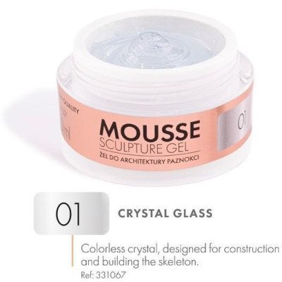 Victoria Vynn - Mousse Sculpture gel - 15ml - Crystal glass 01 - Mousse Sculpture gel -glamandbeauty.se Victoria Vynn - Mousse Sculpture gel - 15ml - Crystal glass 01 - Mousse Sculpture gel -glamandbeauty.se