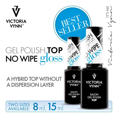 Top coat - Top Oh! My Gloss - No wipe - 8 ml - Victoria Vynn - Gel Polish - Top / Bas / Remover -glamandbeauty.se