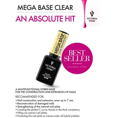 Gel Polish - Mega Base - 15ml - Victoria Vynn - Top / Bas / Remover -glamandbeauty.se Gel Polish - Mega Base - 15ml - Victoria Vynn - Top / Bas / Remover -glamandbeauty.se