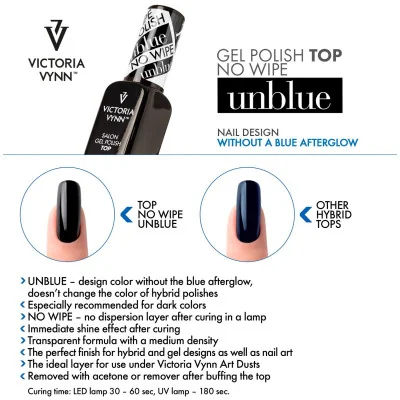 Top coat - Unblue - No Wipe - 8 ml - Victoria Vynn - Gel Polish | G...